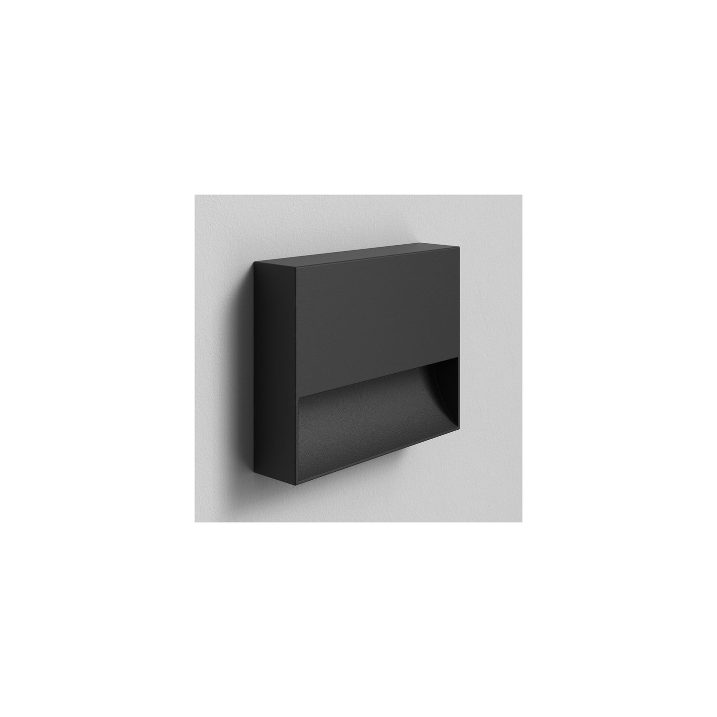 Mori 140 Exterior Wall Light in Textured Black