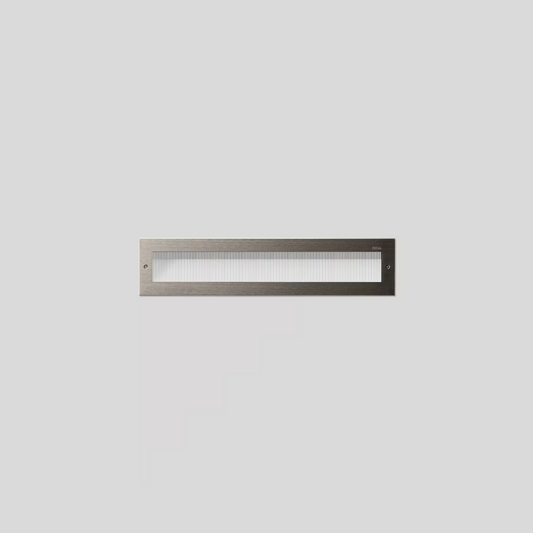 33142 LED Recessed Wall Light in Stainless Steel