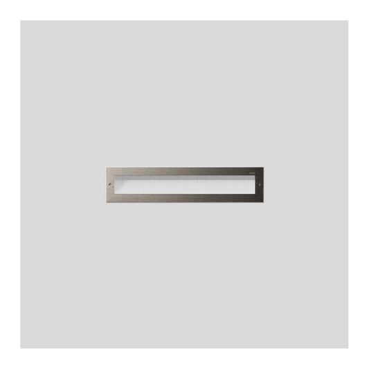 33142 LED Recessed Wall Light in Stainless Steel