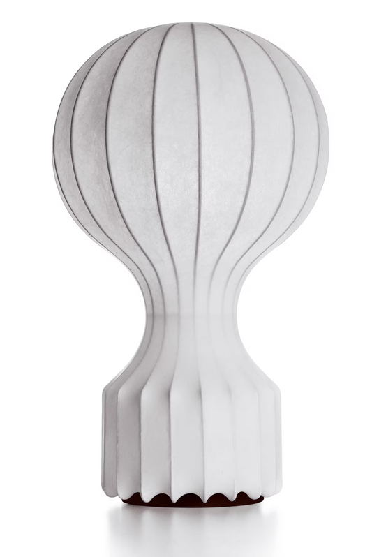Gatto Cocoon Table Lamp with White Powder Coated