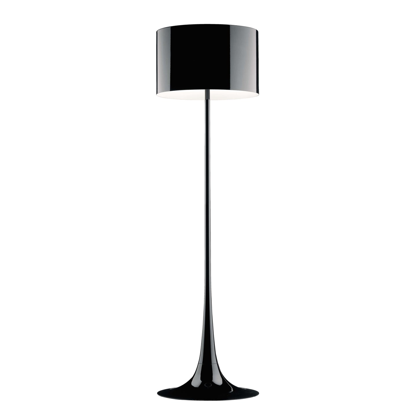 Spun Light F Floor Lamp with Shade