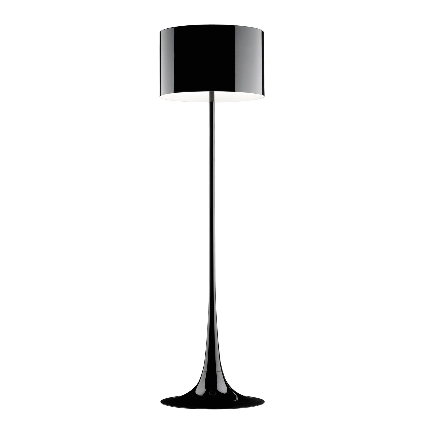 Spun Light F Floor Lamp with Shade