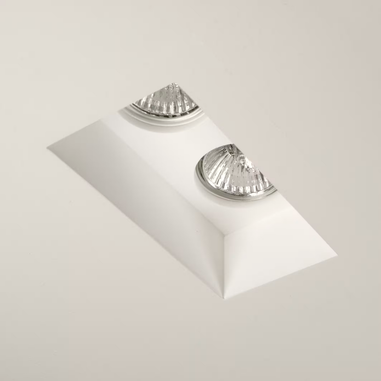 Blanco Twin Square Recessed Downlight