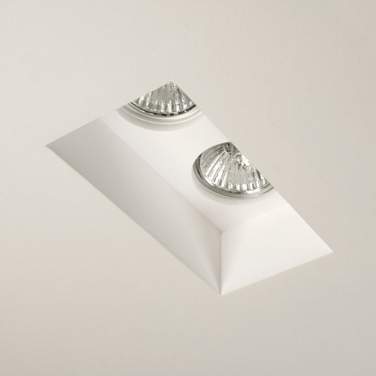 Blanco Twin Square Recessed Downlight
