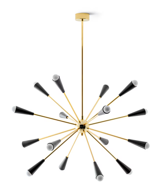 Sputnik Pendent in Gold
