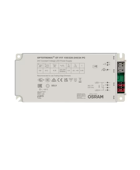 Phase Cut Dimmable, 150W 24V LED Driver