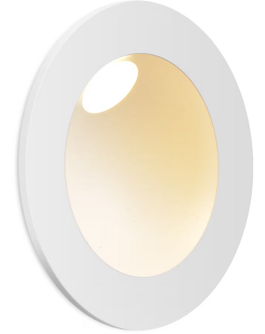 Snow, Step Wall Recessed Light in White, 3000K