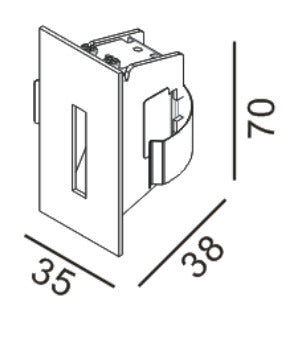 Card, IN1 Wall Recessed Light