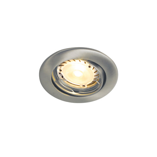 Mixit Built-in Recessed Downlight in Brushed Steel