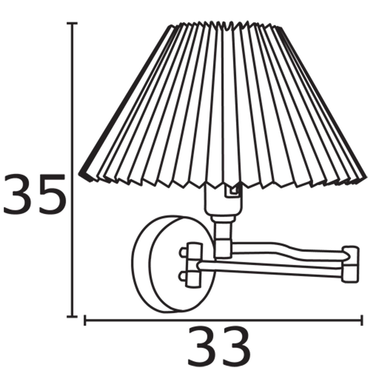 Break Swing Arm Wall Light