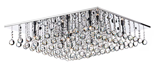 Abacus 8-Light Flush Mount