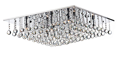 Abacus 8-Light Flush Mount