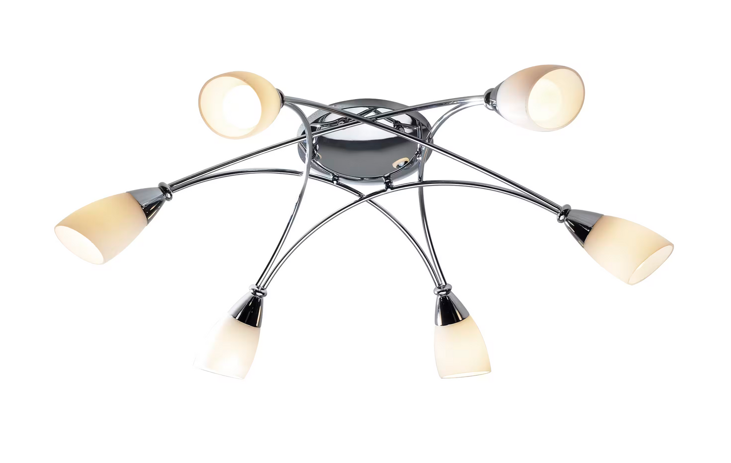 Bureau 6-Light Semi Flush