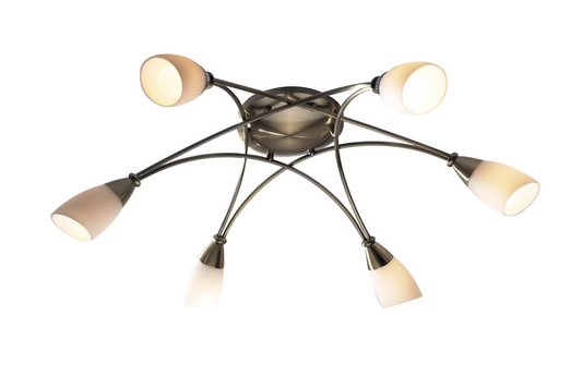 Bureau 6-Light Semi Flush