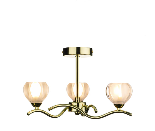 Cynthia 3-Light Semi Flush