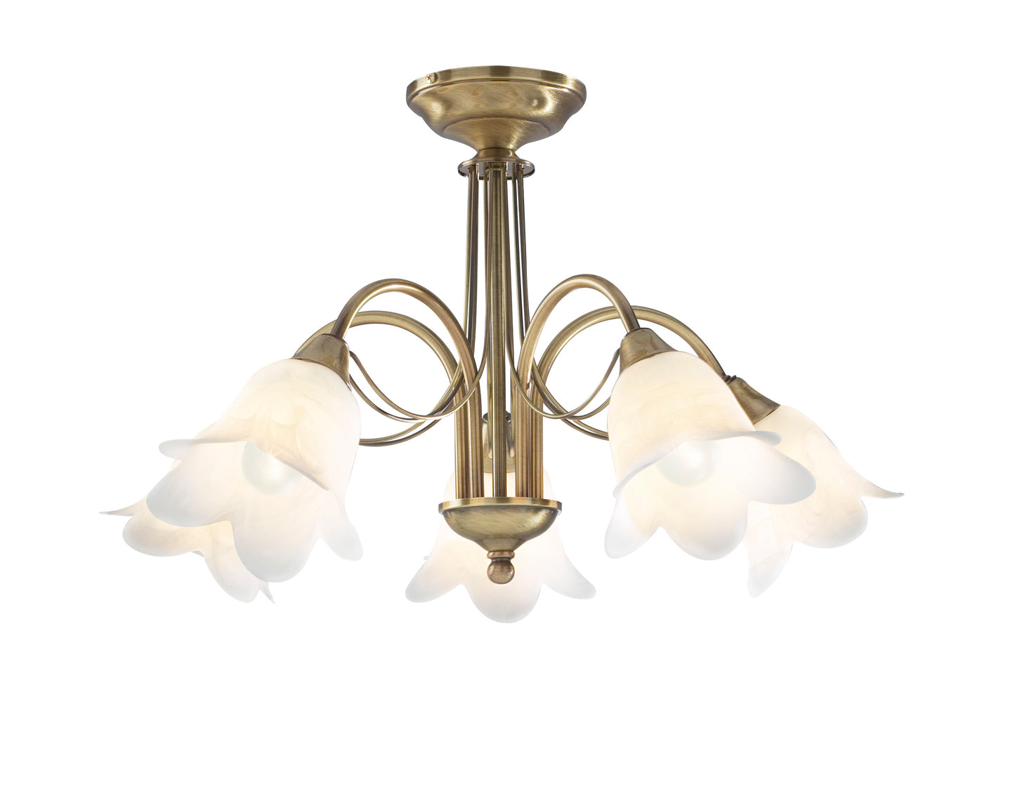 Doublet 5-Light Semi Flush