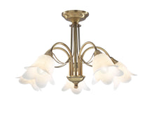 Doublet 5-Light Semi Flush