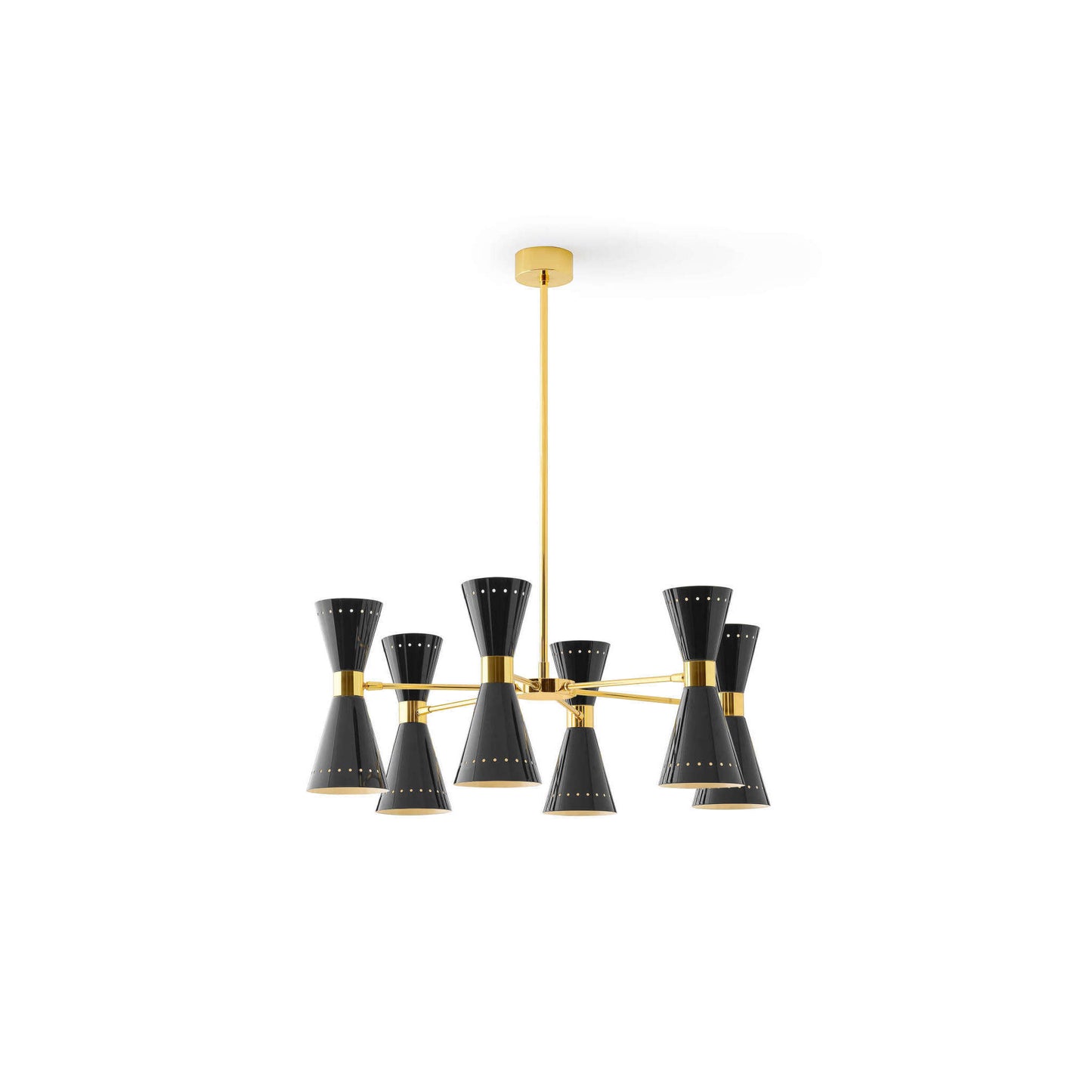 Megafono Ø79cm Pendant Chandelier in Gold