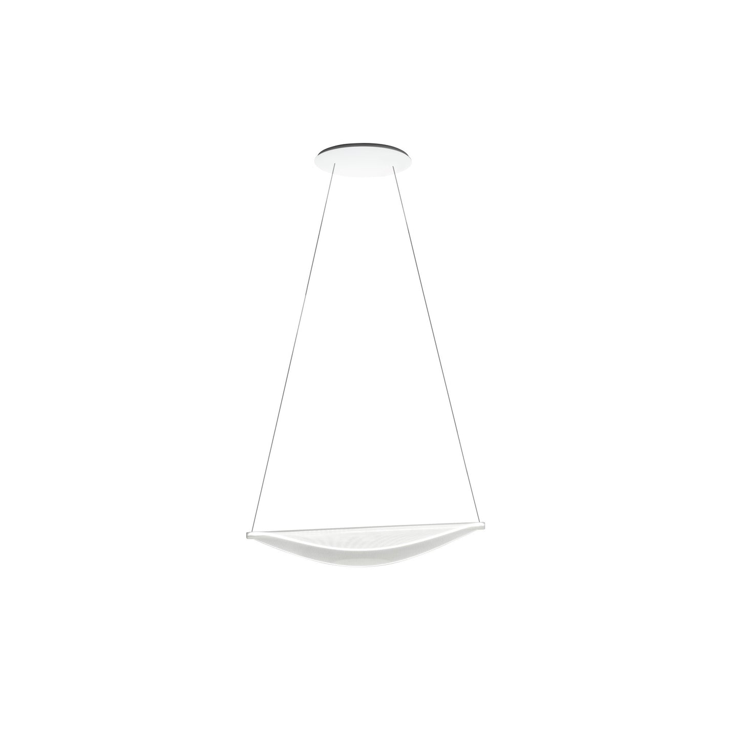 Diphy LED Pendant in White