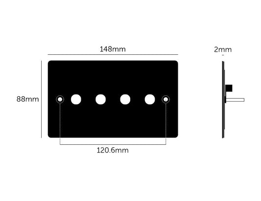 Buster and Punch 1G Wall Plate