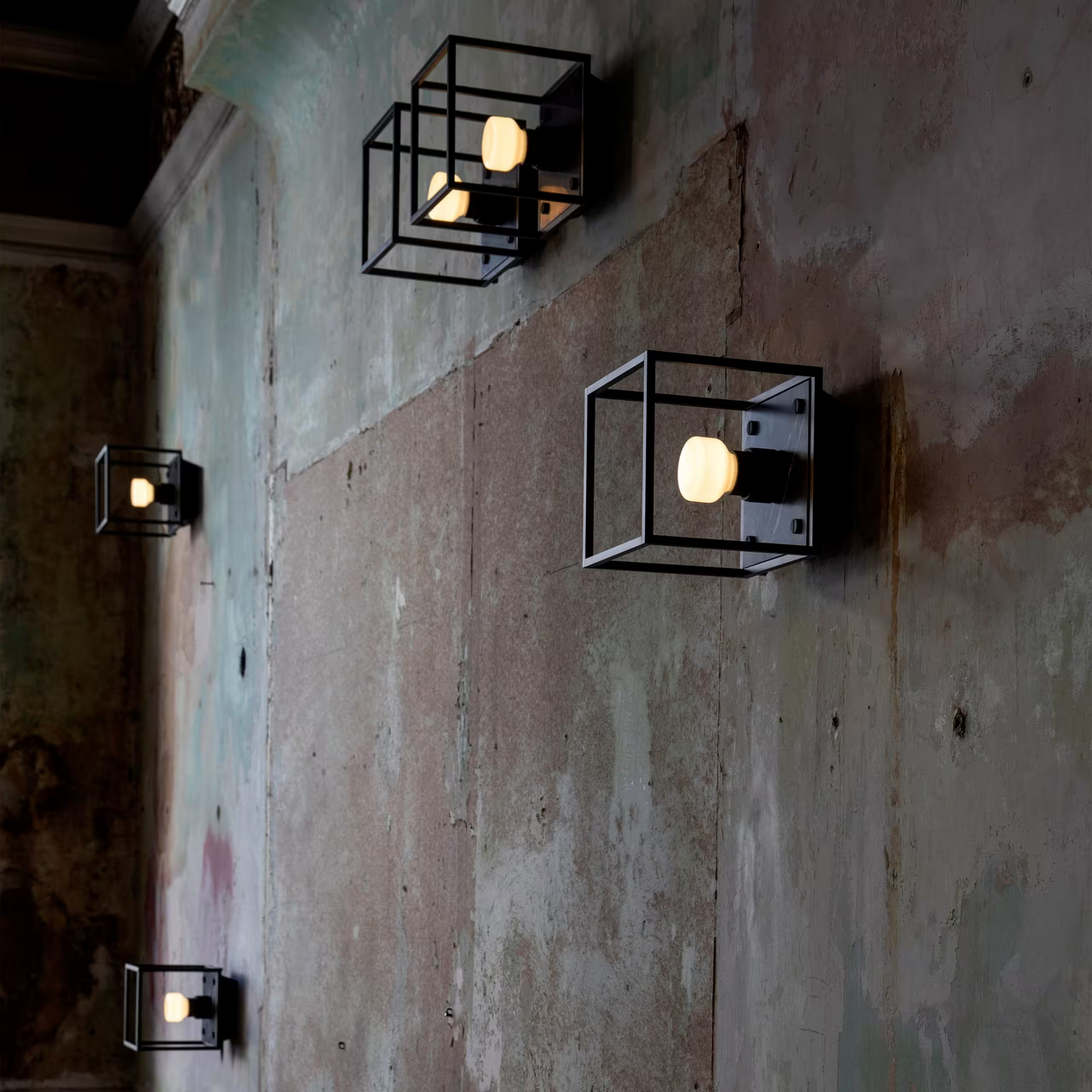 Caged Wall Light