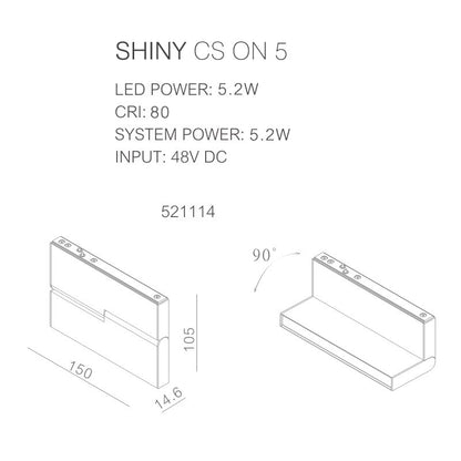 Flua Shiny Linear Track Light