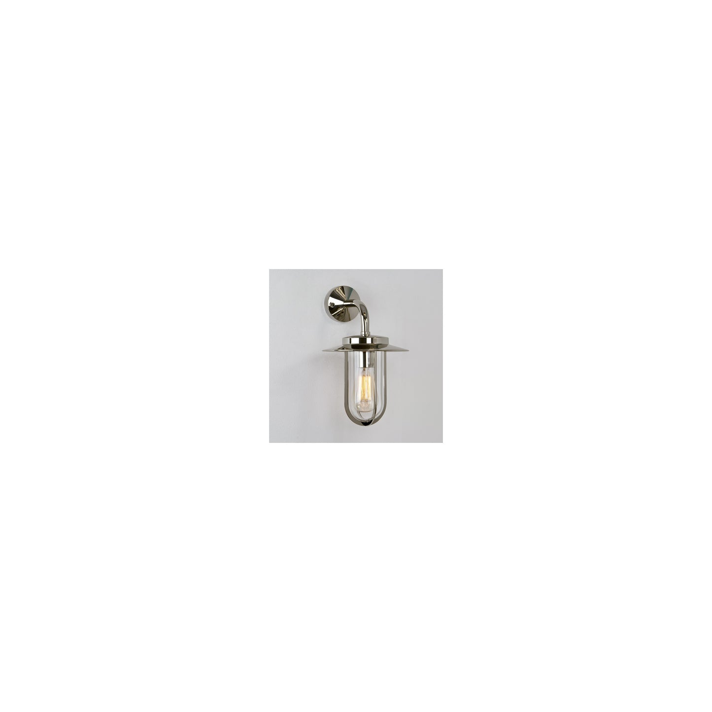 Montparnasse Exterior Wall Light with Clear Glass