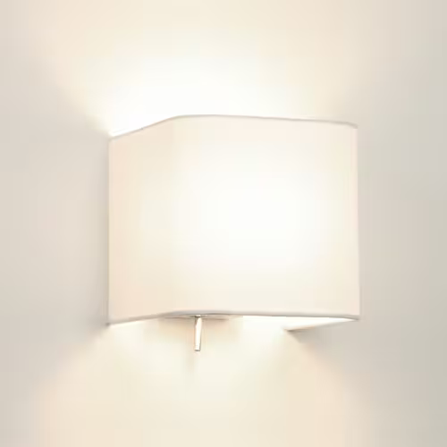 Ashino Fabric Switched Wall Light