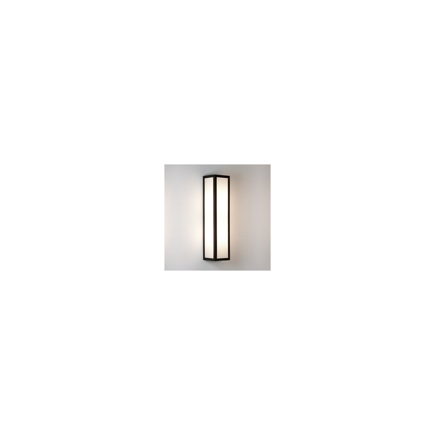 Salerno Exterior Wall Light with Opal Glass