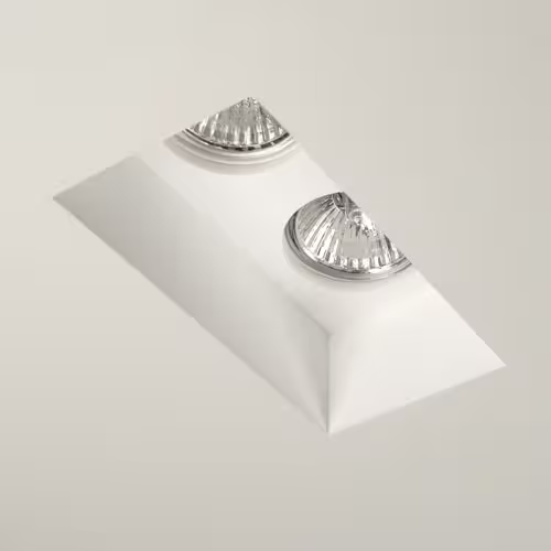 Blanco Twin Square Recessed Downlight