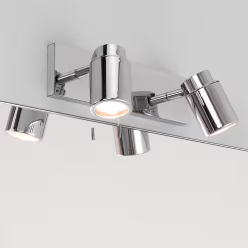 Como Twin Bar Adjustable Wall Spotlight
