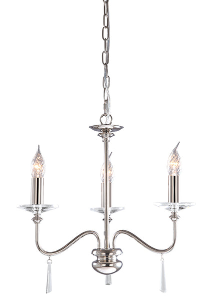 Elstead Finsbury Park 3-Light Chandelier