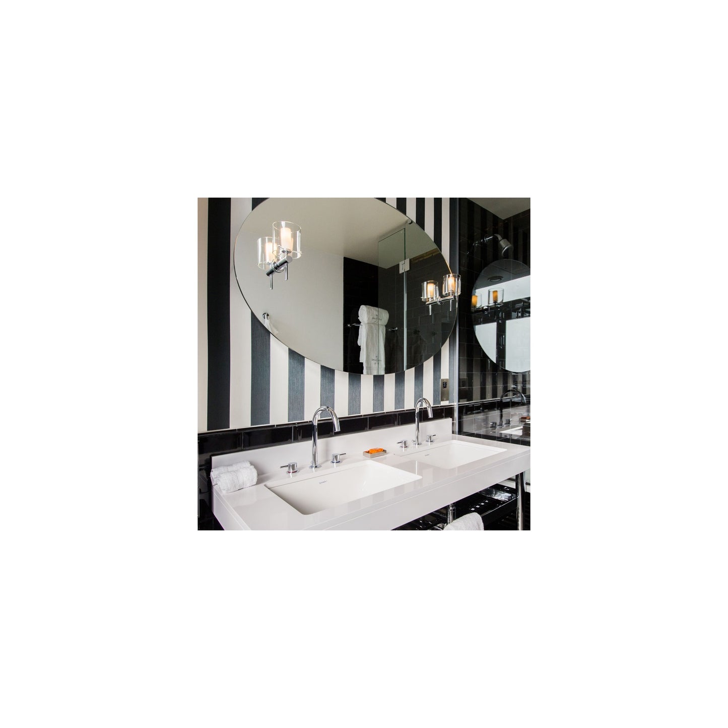 Arezzo Wall Light in Polished Chrome
