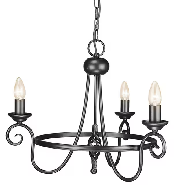 Harlech 3-Light Chandelier