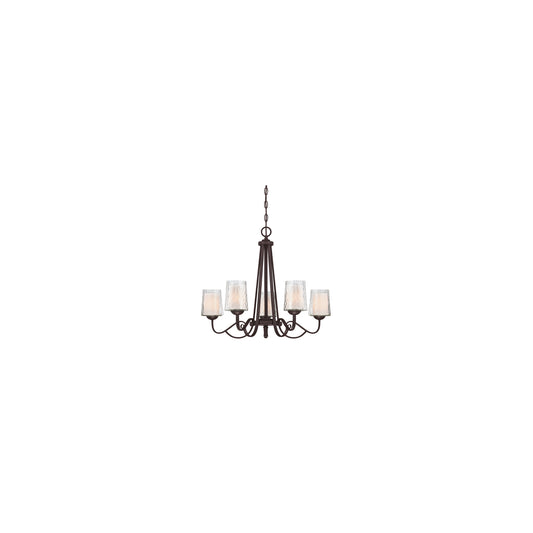 Adonis 5-Light Chandelier Dark Cherry