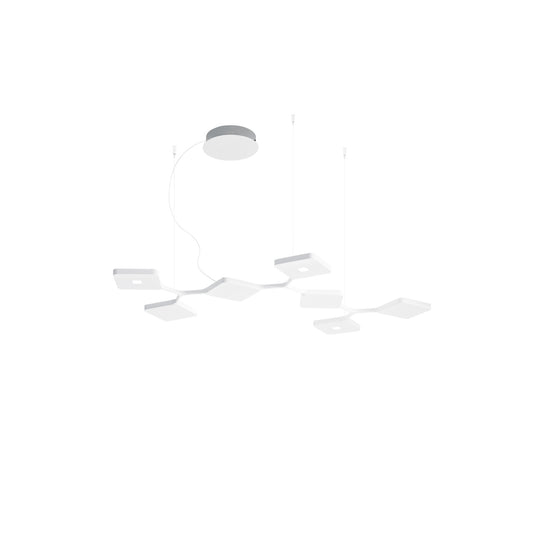 Quad Bi Emission 7 Moduli LED Pendant