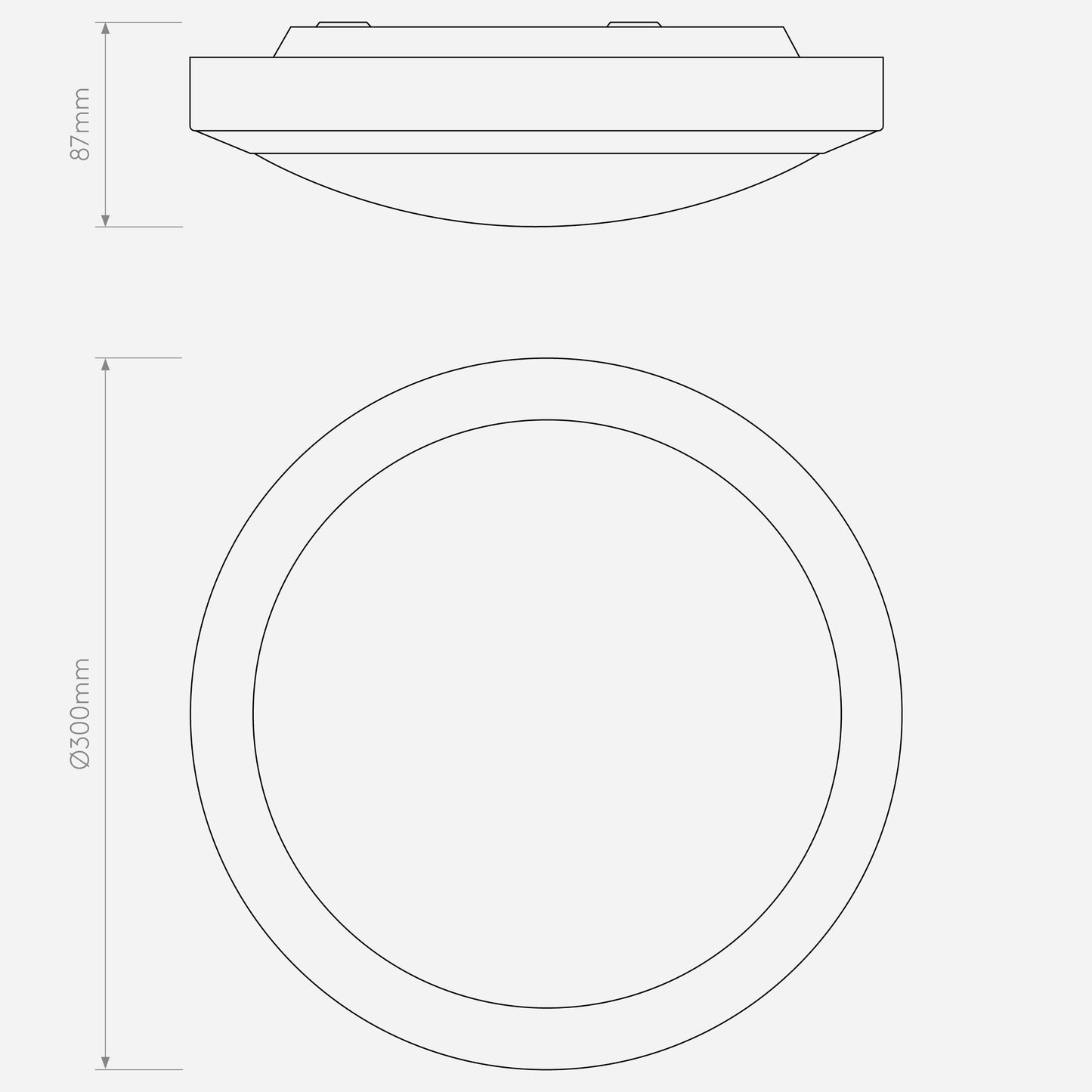 Astro Dakota Bathroom Ceiling Light