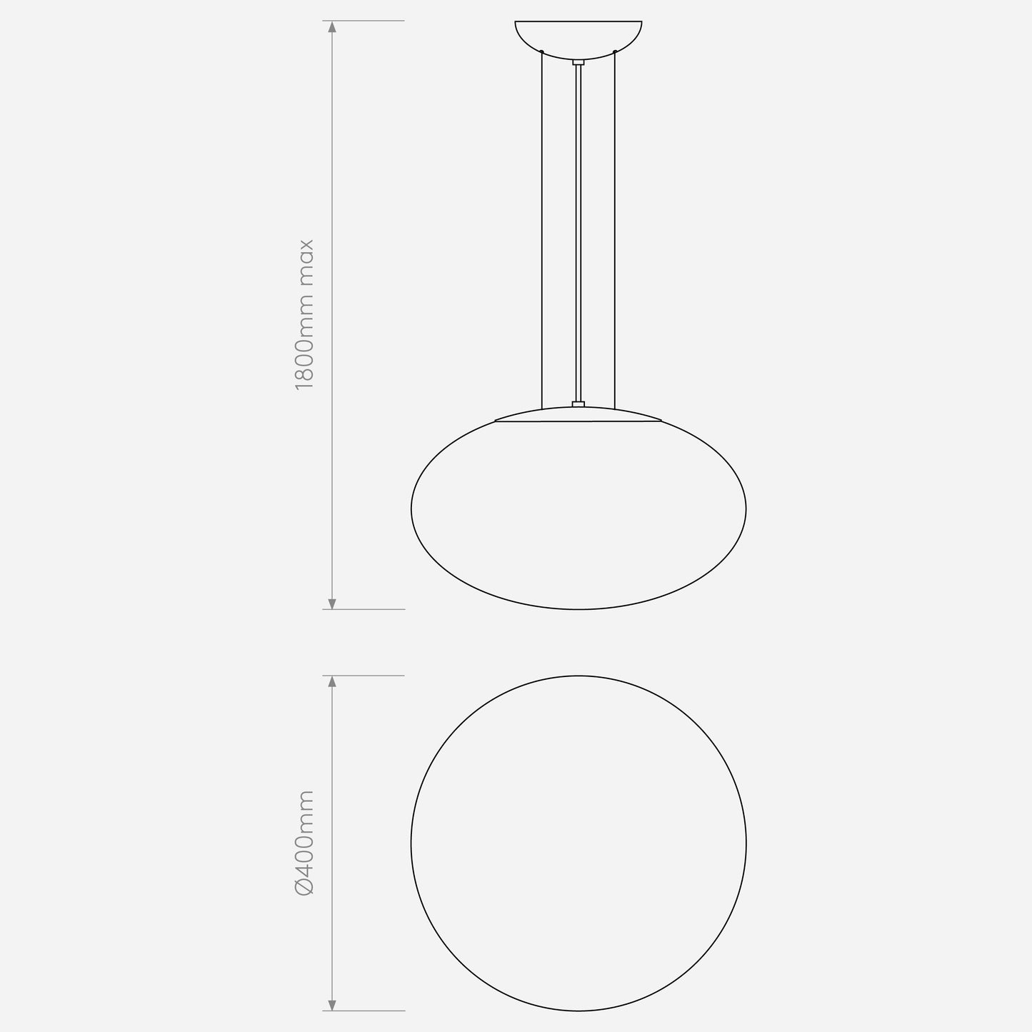 Astro Zeppo Pendant 400