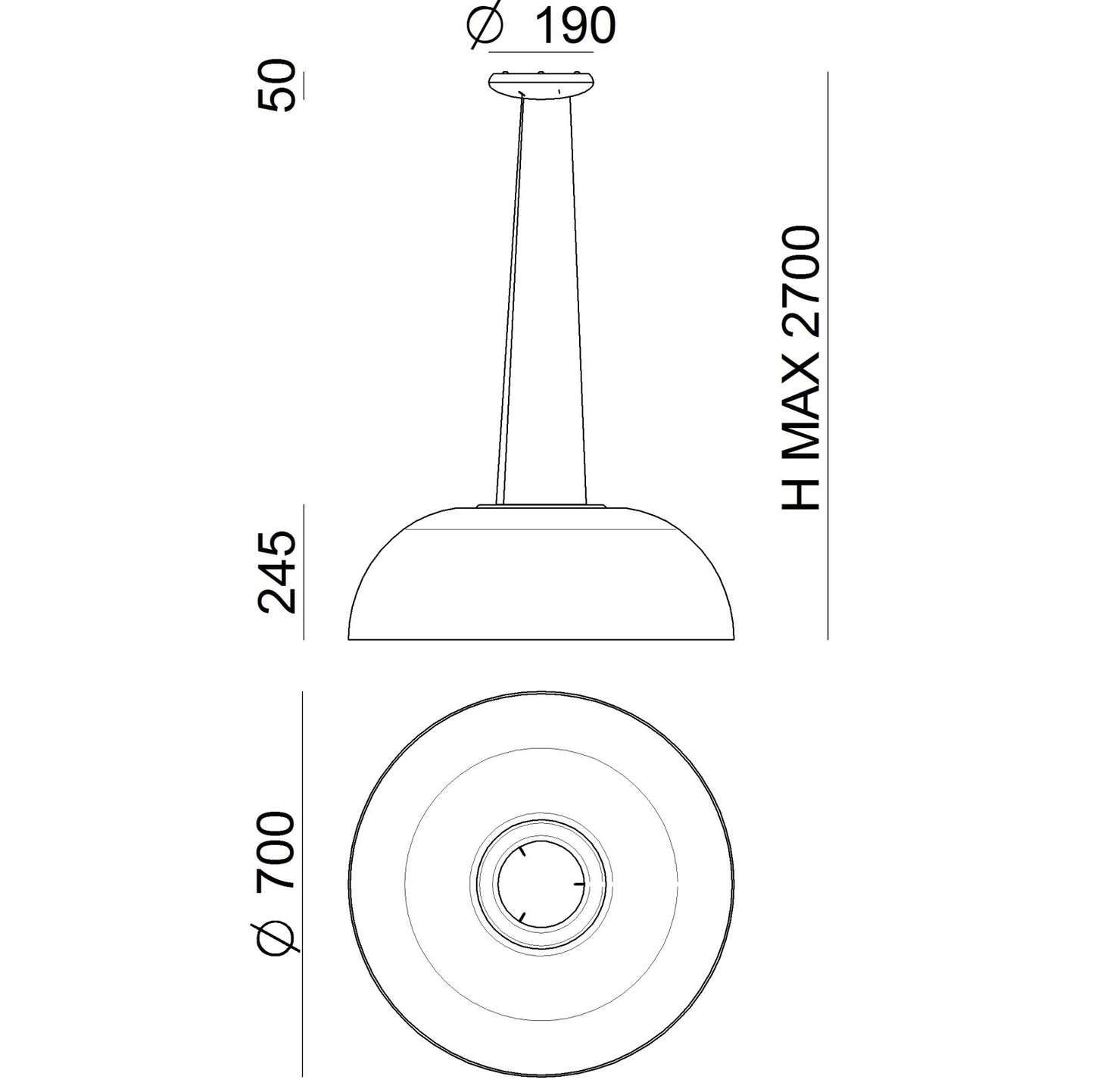 Stilnovo Demi Pendant