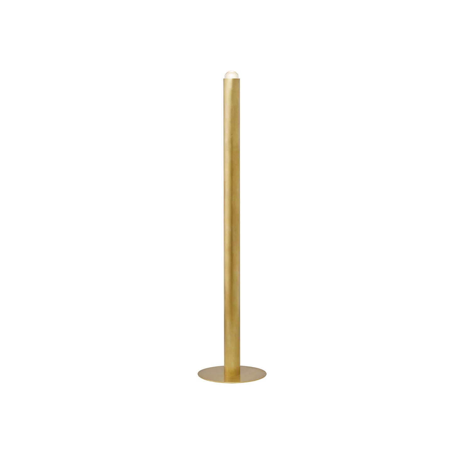 Ebell Large Floor Lamp in Natural Brass