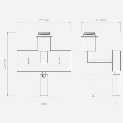 Astro Park Lane Wall Light