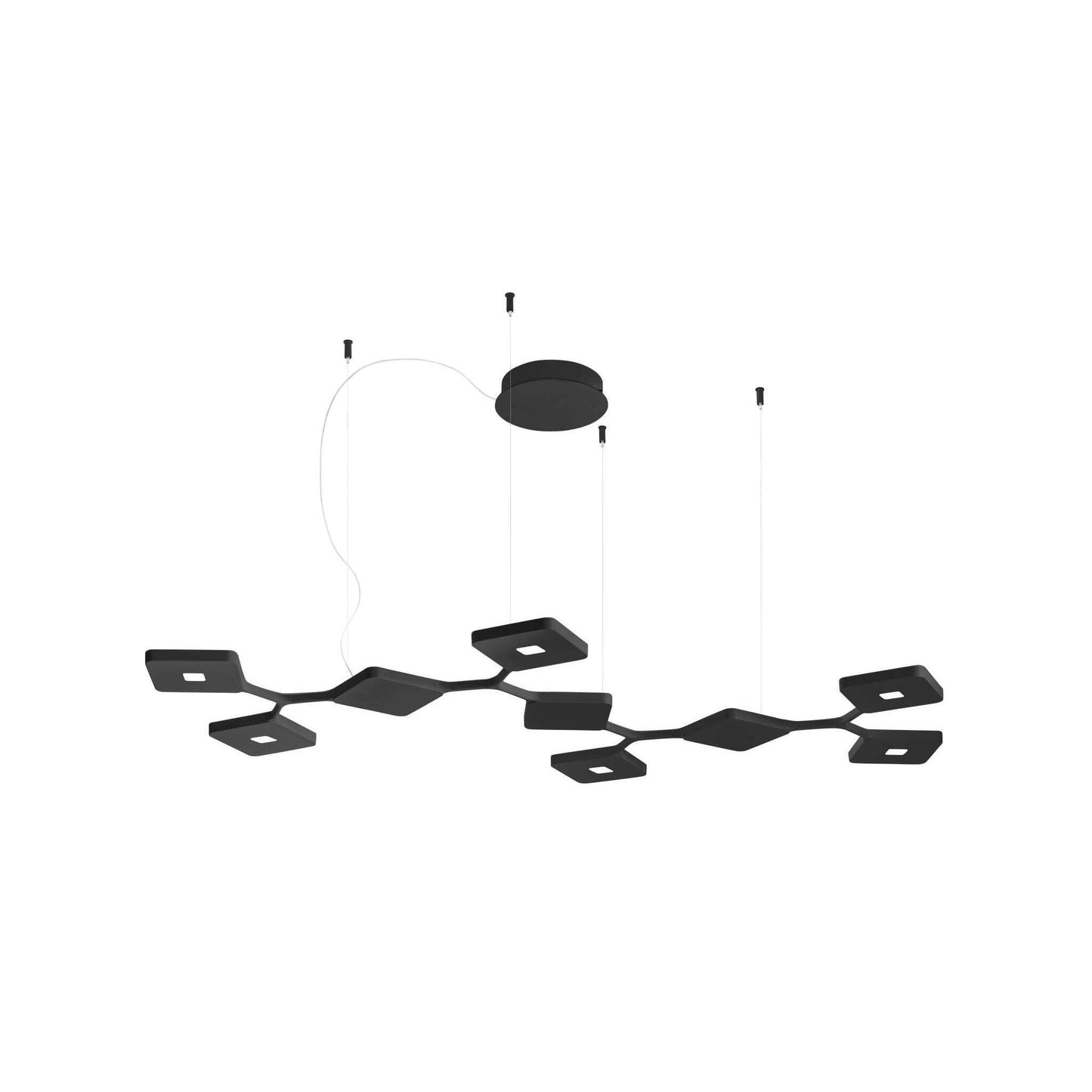 Quad Bi Emission 9 Moduli LED Pendant
