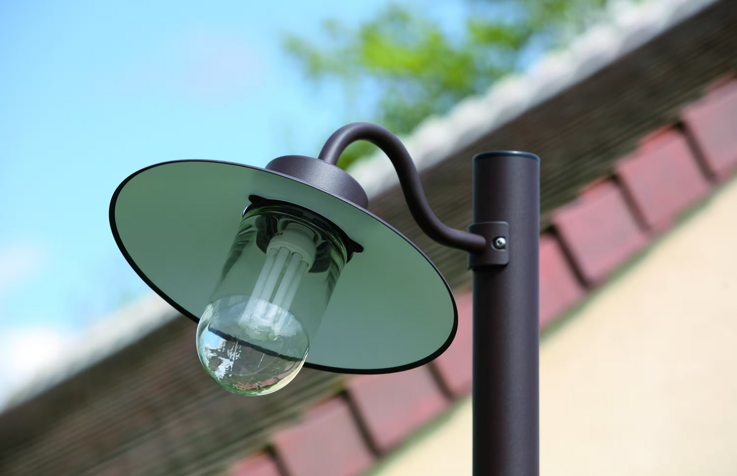 Belcour Model 4 Clear Glass Bollard Short Post