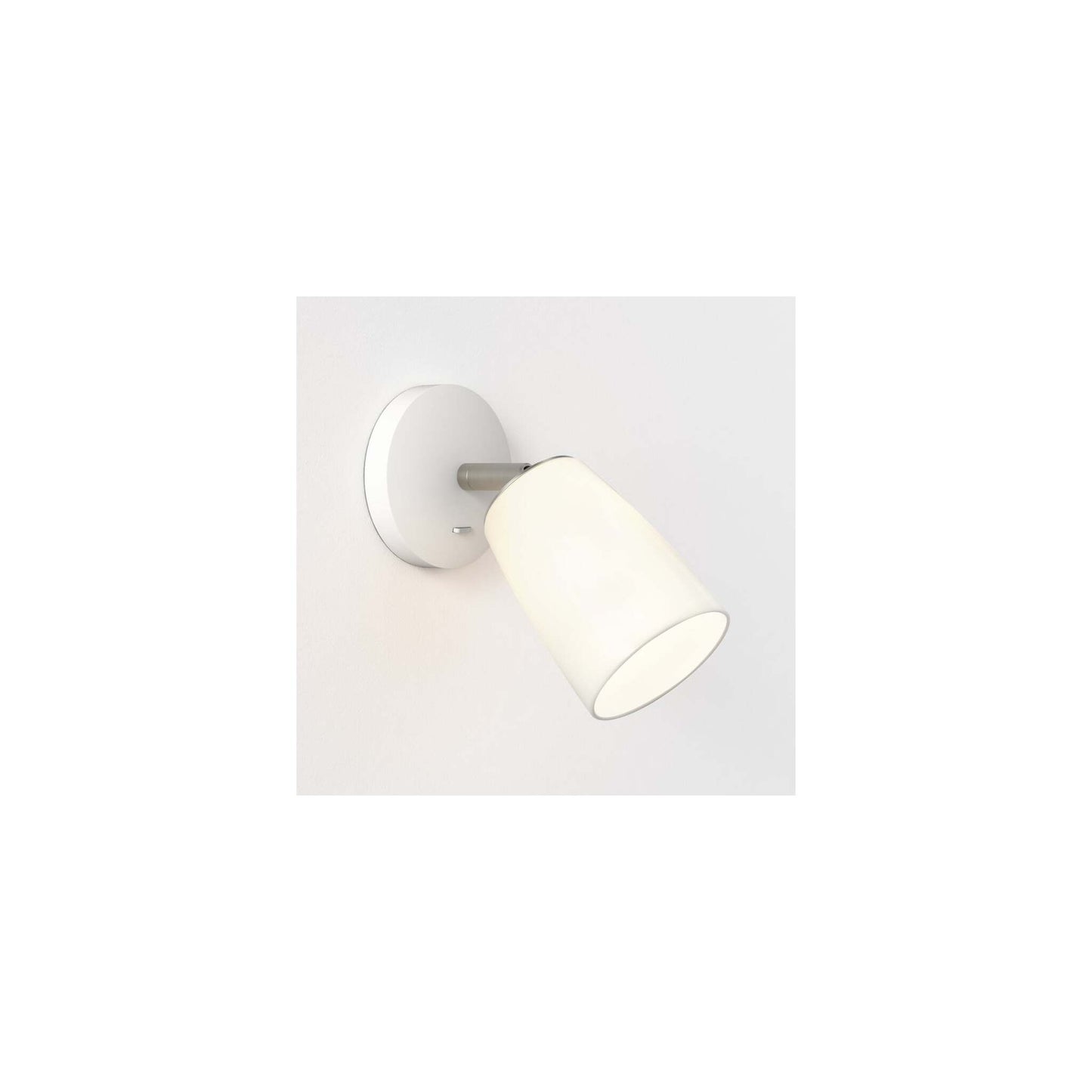 Carlton Wall Light in Matt White