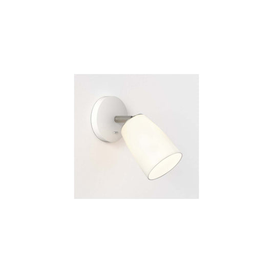 Carlton Wall Light in Matt White