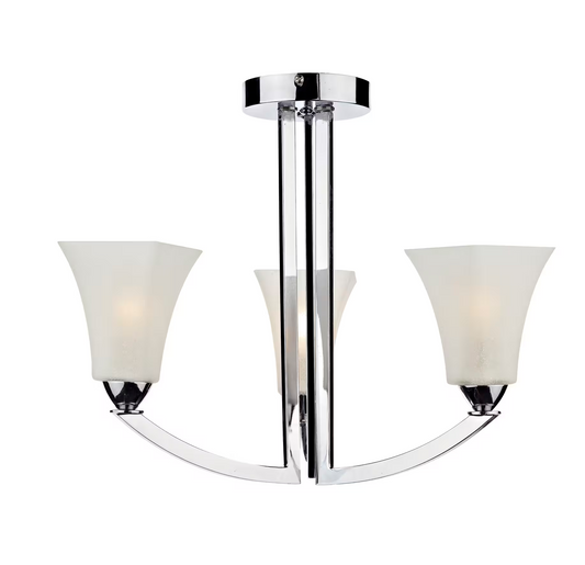 Arlington 3-Light Semi Flush
