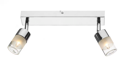Artemis Double Wall Bracket Polished Chrome IP44