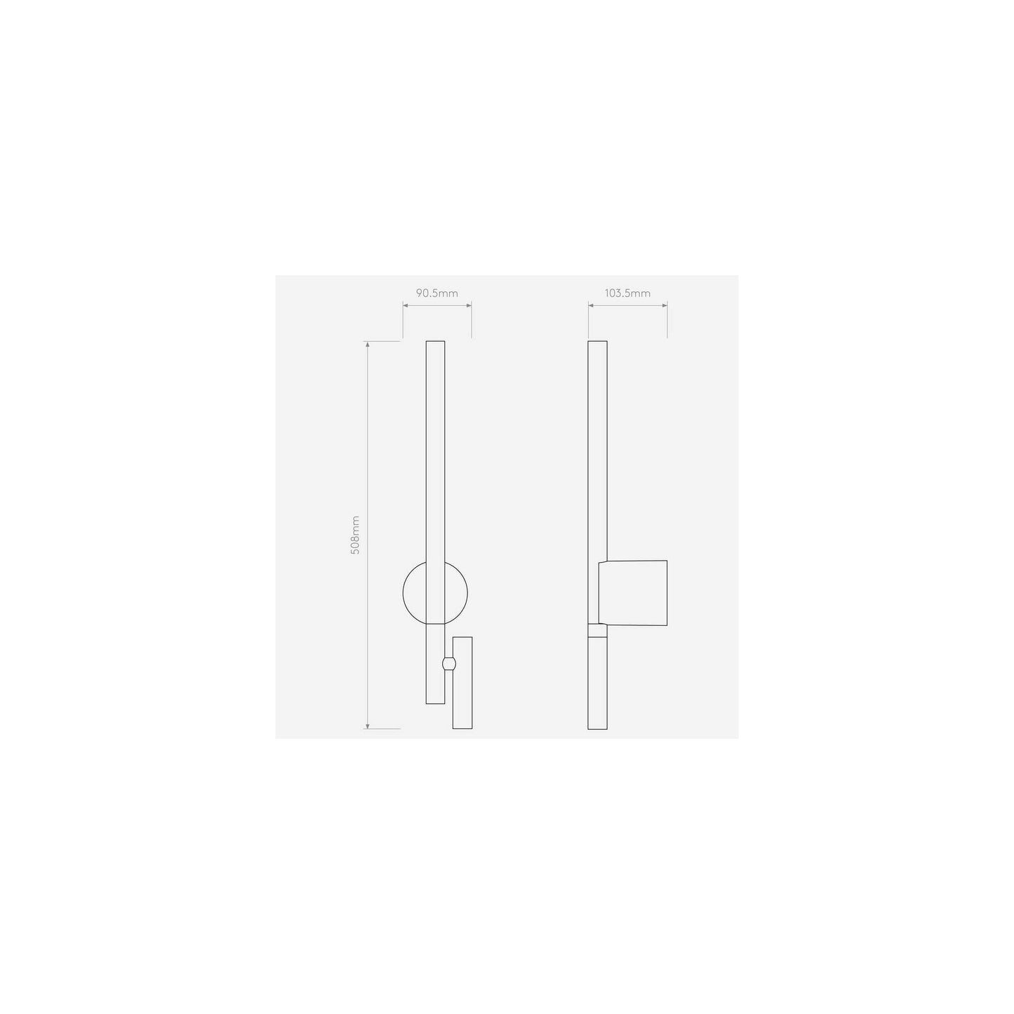 Baton Reader LED Wall Light