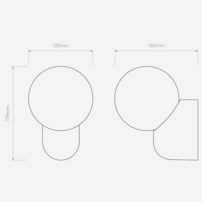 Astro Lyra Bathroom Wall Light