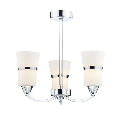 Dublin 3-Light Semi Flush
